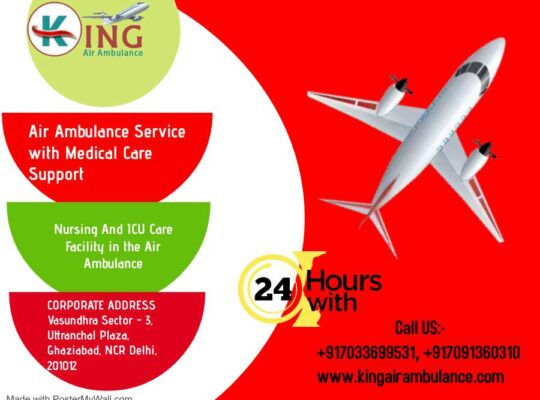 Book Air Ambulance Services in Aurangabad by King at Low Charge