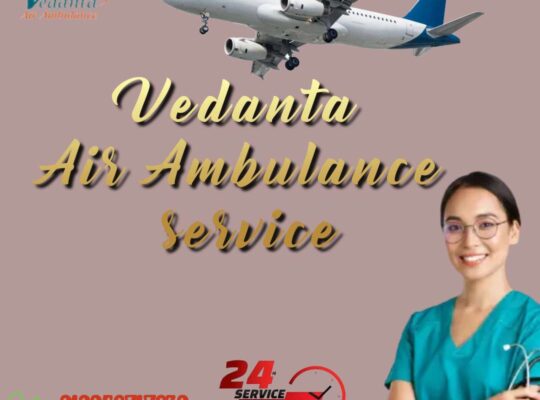 Use Advanced Ventilator Setup by Vedanta Air Ambulance Service in Udaipur