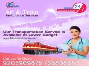 Get Low-Cost Train Ambulances Services in Delhi by Falcon Emergency