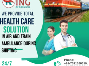 King Train Ambulance Service in Delhi with a Highly Experienced Medical Team