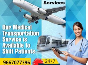 Select Patient Transportation to any Location by Panchmukhi Air and Train Ambulance Services in Alla