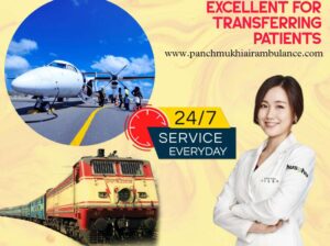 Choose Panchmukhi Air and Train Ambulance Services in Indore with Safe and Careful Patient Move