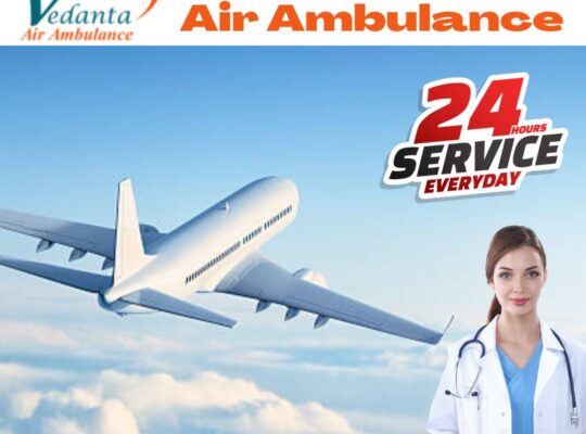 Avail Vedanta Air Ambulance Service in Patna with Extraordinary Medical Care
