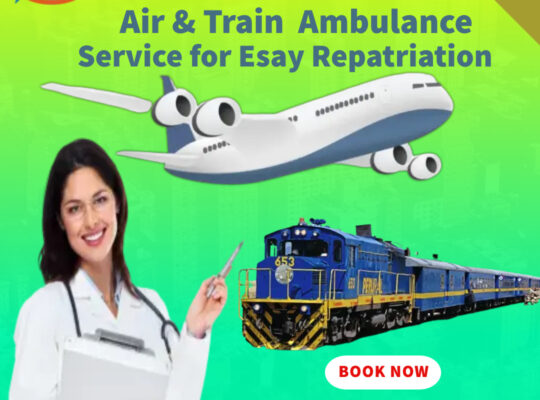With Expertise Falcon Train Ambulance in Patna Composes the Evacuation Mission Safely