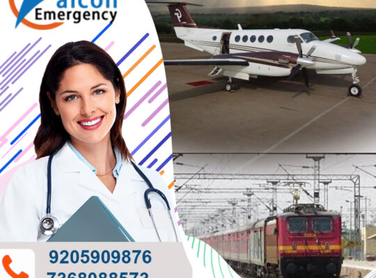 Falcon Train Ambulance in Patna Provides Secure Medical Transportation
