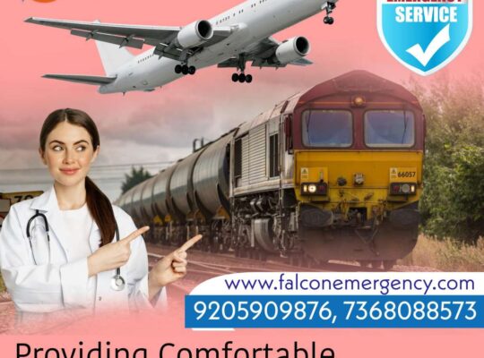 Falcon Train Ambulance in Kolkata is an Excellent Medium of Medical Transport
