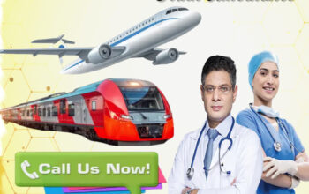 Falcon Train Ambulance in Patna is offering a Non-Complicated Medical Transportation